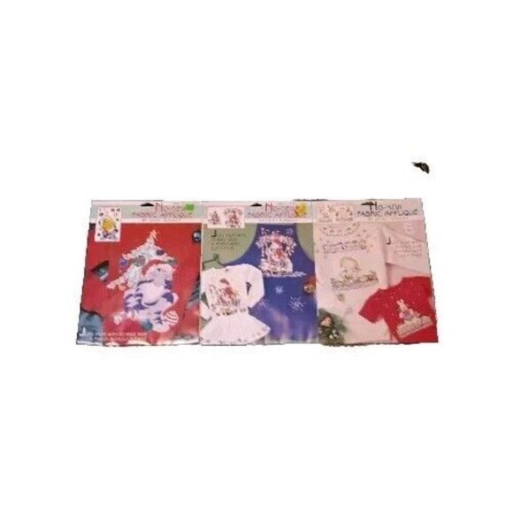 5/$25 Lot Of 3 Daisy Kingdom NO-SEW FABRIC APPLIQUE 6984, 6362, 6275 - Picture 1 of 14